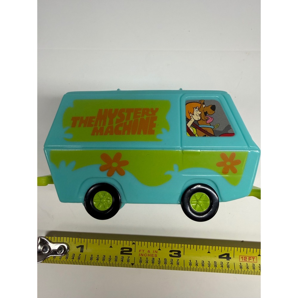 Scooby Doo Mystery Machine Toy Van Teal Blue Plastic Vehicle 4.5 Inch